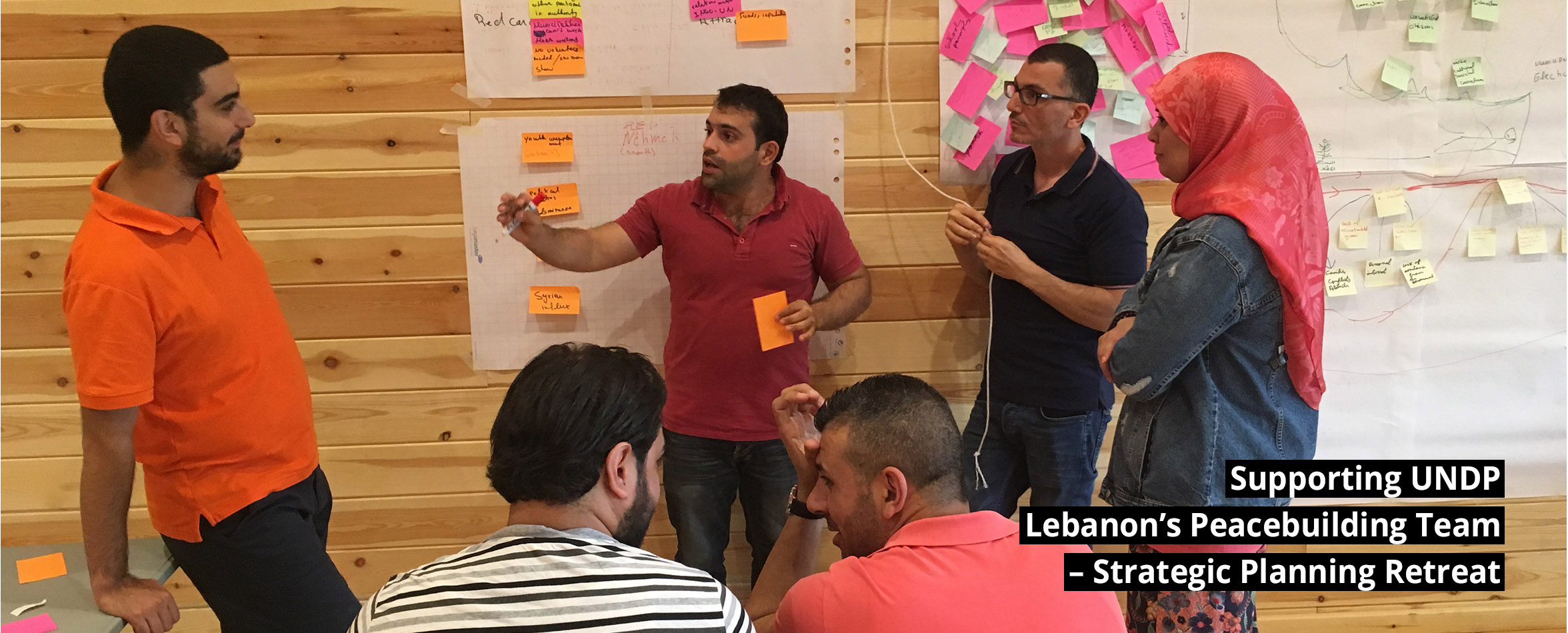 slide-3 Supporting UNDP Lebanon’s Peacebuilding Team – Strategic Planning Retreat September 2017